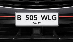 plat nomor putih